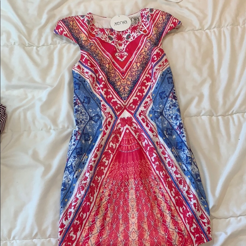 xenia body con dress